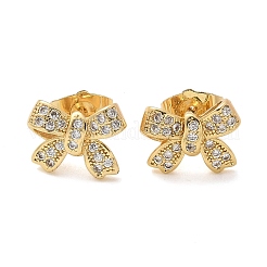 Серьги-гвоздики из циркония&nbsp;EJEW-D305-18G