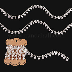 1 ярд круглых хрустальных стеклянных чашечных цепочек со стразами&nbsp;DIY-PJ0001-43A