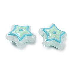 Стеклянные бусины из имитации нефрита&nbsp;GLAA-L047-05B