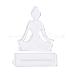 Силиконовые Молды для статуй для йоги своими руками&nbsp;DIY-G046-11