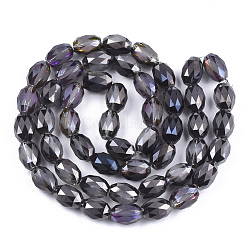 Гальванические стеклянные бусины&nbsp;X-EGLA-T015-02B-01