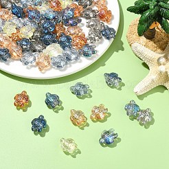 80шт 8 цвета гальванические стеклянные бусины&nbsp;EGLA-YW0005-39