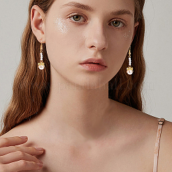 320 шт. 2-х цветные железные бусины-разделители со стразами&nbsp;FIND-HY0002-95