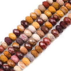 Природные mookaite бисер нитей&nbsp;G-C259-A24-5x8mm