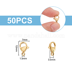 Вакуумное покрытие pvd нержавеющая сталь 304 карабины-лобстеры&nbsp;STAS-UN0018-95A-G