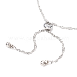 Изготовление браслета-слайдера из сингапурской цепи из нержавеющей стали 304&nbsp;AJEW-JB01344-02