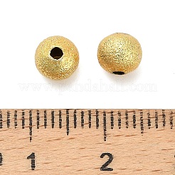 Круглых бусин латунные&nbsp;KK-A276-01B-G