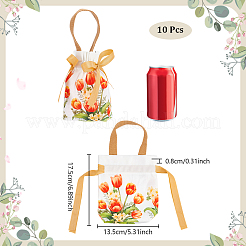 Мешочки для хранения из брезентовой ткани&nbsp;ABAG-WH0032-78B