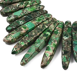 Синтетические градуированные бусины из императорской яшмы&nbsp;G-L647-C01-01B