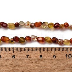 Натуральный красный агат бисер нитей&nbsp;LS-G-I389-A37-01B