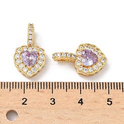 Латунные микро проложить кубического циркония подвески&nbsp;KK-Z139-05G