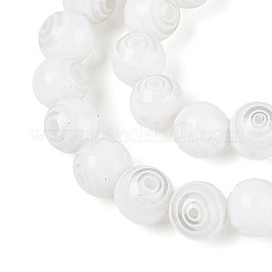 Ручной MILLEFIORI Стеклянные круглые бусины пряди&nbsp;LK-R004-93E