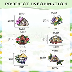 12 шт. 6 акриловых подвески&nbsp;MACR-CJ0001-68