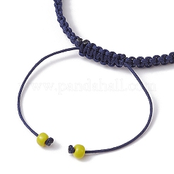 Фарфоровые браслеты из плетенных бусин черепаха&nbsp;BJEW-JB10058-01