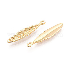 Подвески из текстурированной листовой латуни&nbsp;KK-T074-114G