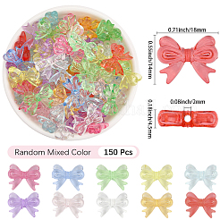 150 шт. Прозрачные акриловые бусины&nbsp;TACR-PA0001-10