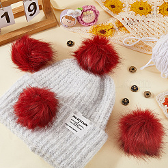 Мягкий помпон из искусственного меха лисы&nbsp;DIY-WH20002-620A-02