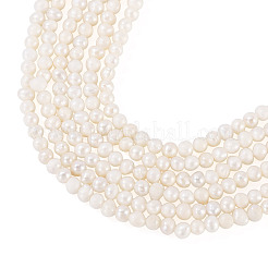 3 нить бусин из натурального культивированного пресноводного жемчуга&nbsp;PEAR-TA0001-32