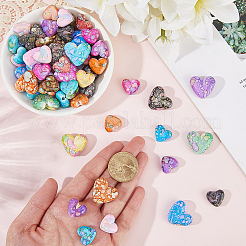 4 пакетик 80 шт. 2 вида непрозрачных акриловых бусин&nbsp;MACR-SC0002-49