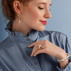 50 шт. 5 стиля колпачков для бусин из нержавеющей стали 304 и 201&nbsp;STAS-DC0014-95