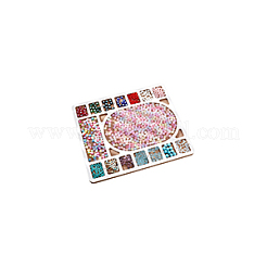 Деревянные бусины дизайнерские доски&nbsp;WOOD-WH0042-26C