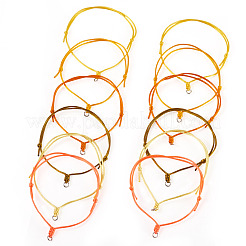 60шт 6 цвета нейлоновый шнур для изготовления браслета&nbsp;BJEW-TA00669