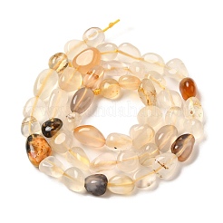 Природный агат бисер нитей&nbsp;G-G146-A38-01