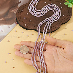 10 нити непрозрачных стеклянных бусин нити&nbsp;GLAA-TA0003-42