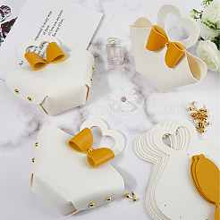 Наборы для самостоятельного изготовления кошелька в форме сердца из искусственной кожи&nbsp;PURS-WH20005-04B