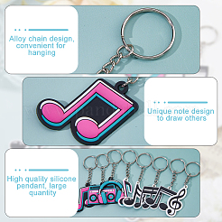 32шт 8 стиля ПВХ подвеска брелок KEYC-FH0001-70