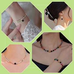 1 прядь бусины из натурального агата&nbsp;G-WR0001-03