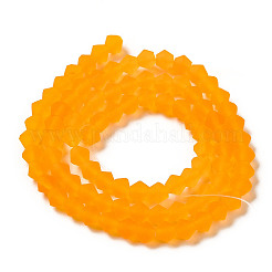 Имитировать нити бус из матового стекла из австрийского хрусталя&nbsp;X-EGLA-A039-T4mm-MD23