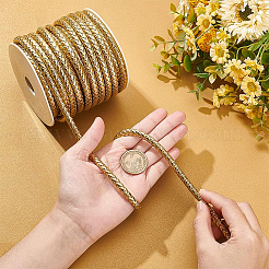 Плетеный шнур из искусственной кожи&nbsp;WL-WH0003-14B