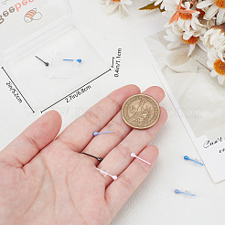 5 пара 5-х цветных гипоаллергенных биокерамических сережек-гвоздиков из циркониевой керамики для чувствительных ушей&nbsp;EJEW-BBC0001-42A