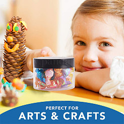 Пластиковые контейнеры для домашних животных из бисера&nbsp;LS-CON-WH0063-01A-120ml