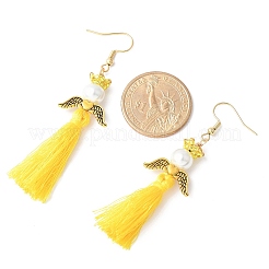 Серьги-подвески из нержавеющей стали 304 «ангел»&nbsp;EJEW-MZ00409-01