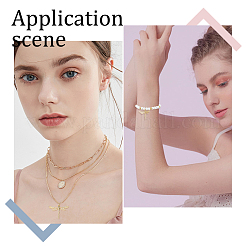 8 шт. 4 стиля латунные подвески с микропаве и кубическим цирконием&nbsp;KK-BBC0005-38