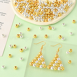 1200шт 2 цвета пластиковые бусины ccb&nbsp;CCB-PA0001-04C