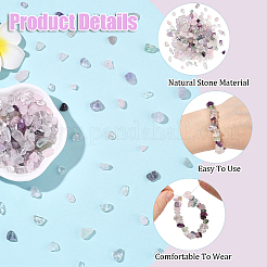 5 нить 5 стилей нити бусин из натурального флюорита&nbsp;G-YW0002-74