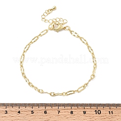 Браслет-цепочка из латуни для женщин&nbsp;BJEW-A065-04G