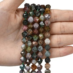 Природного индийского агата бисер нитей&nbsp;G-Z119-A29-02