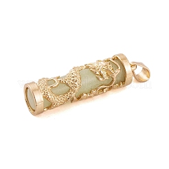 Подвески на колоннах из синтетического светящегося камня&nbsp;FIND-C058-01G-05