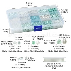 Набор для самостоятельного изготовления браслетов из стеклянных бусин&nbsp;DIY-FS0007-64