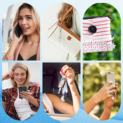 12 шт. пластиковые мобильные пылезащитные заглушки и мобильные ремешки&nbsp;PALLOY-GL00012