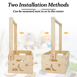 Прямоугольные деревянные ящики для детского душа&nbsp;ODIS-DC0001-14