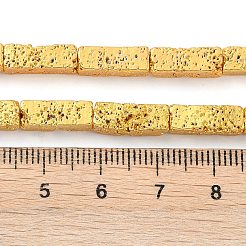 Гальванические нити из синтетических немагнитных гематитовых бусин&nbsp;G-U003-15A