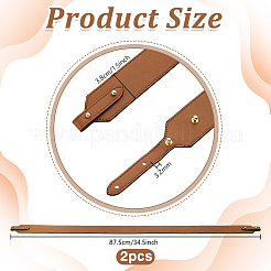 2 шт. лямки для сумки из кожаной тесьмы&nbsp;FIND-PH0028-18