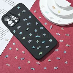 200 шт. 10-х цветные кабошоны из смолы в форме короны&nbsp;MRMJ-CJ0001-22