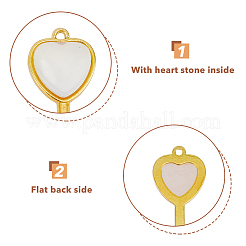 Подвески из натуральных и синтетических драгоценных камней в стиле 12 шт.&nbsp;G-HY0001-09