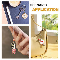 48шт 8 стиля подвески из сплава с эмалью&nbsp;FIND-CA0009-08